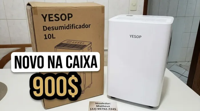 DESUMIDIFICADOR 10L YESOP NOVO ( APENAS TESTADO )