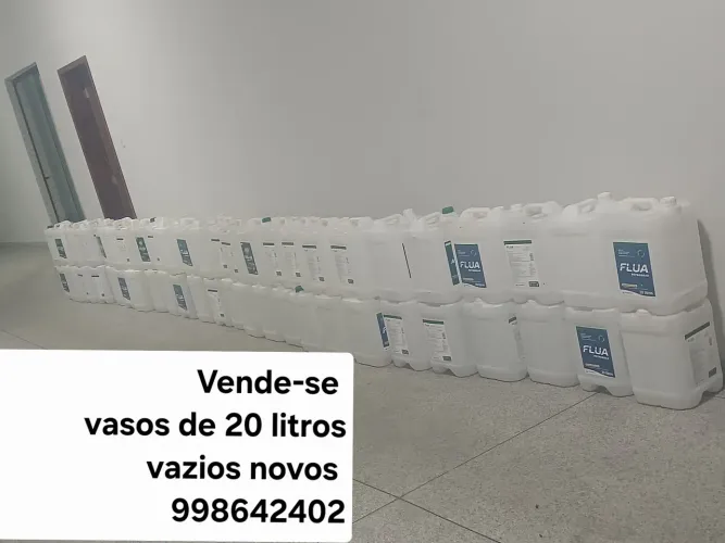 Vasos de 20 litros vazios
