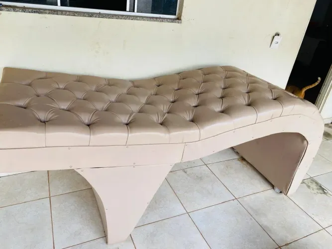 Maca estofada estilo capitonê