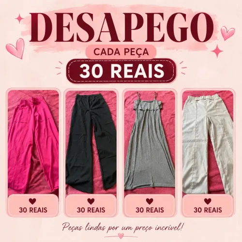 Peças de desapego