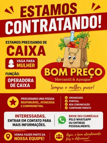 Operadora de caixa