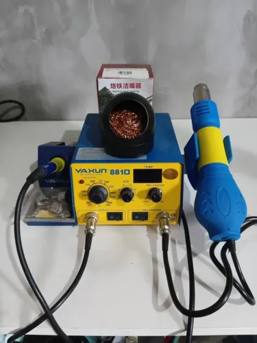 Estação de Solda Yaxun Profissional Seminova - Nunca Usada - Completa