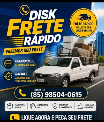 Frete Mudança Carreto toda Fortaleza e viagens