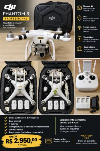 Drone Dji phantom3 profissional