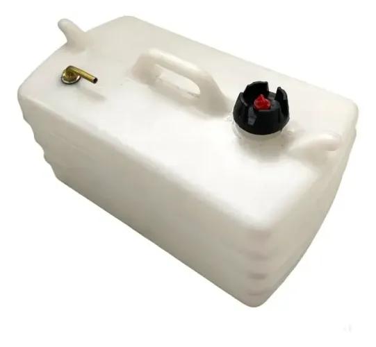 Tanque Para Barco 28 Litros + Pescador Fixo P/ Motor De Popa