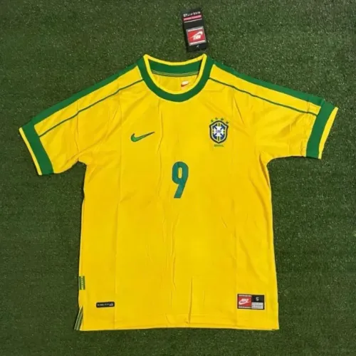 Camisa Brasil 98 - Ronaldo 9 - TAM G