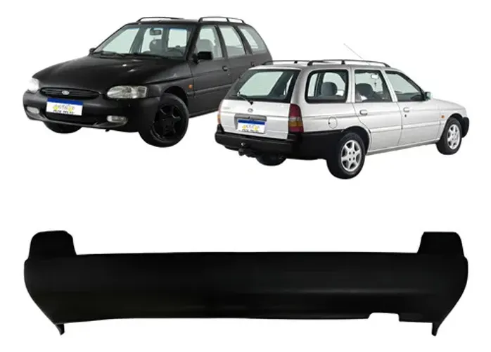 Parachoque Traseiro Ford Escort Wagon 1997 A 2003 Com Espuma