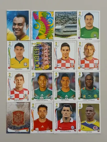 Copa Do Mundo 2014 Kit Com 47 Figurinhas Sem Repetição