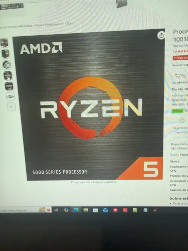 Processador ryzen 5500 usado três veses