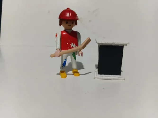 Playmobil pintor com base