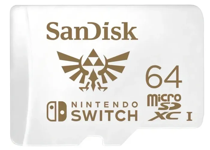 Cartão de memória Sandisk 64gb Nintendo Switch Original 