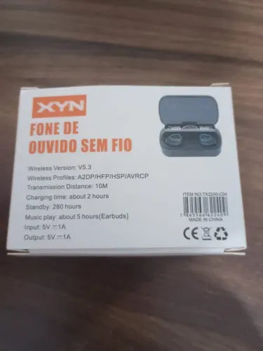 mini fone de ouvido sem fio Bluetooth compatível com Androide e Iphone produto novo