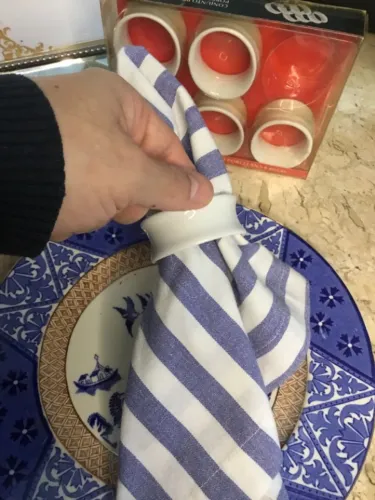 Porta Guardanapos Porcelana Novos 6 Unids.