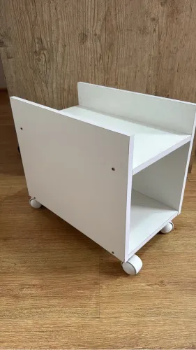 Suporte CPU e Nobreak em mdf com rodinhas