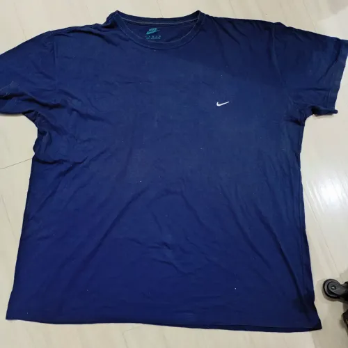 Camiseta Azul manga curta tamanho G5