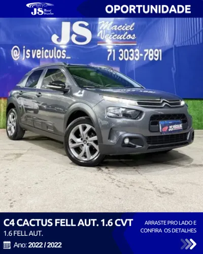 Citroen C4 Cactus Feel 1.6 16V Flex Aut. 2022