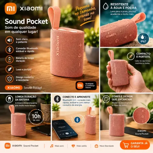 CAIXA DE SOM SOUND POCKET XIAOMI