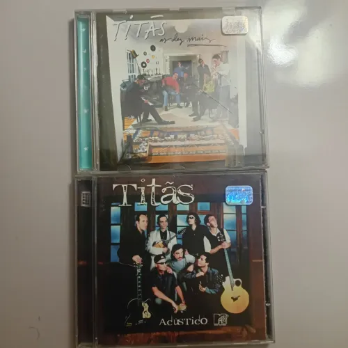 CDs Titãs acústico+ Titãs os dez mais