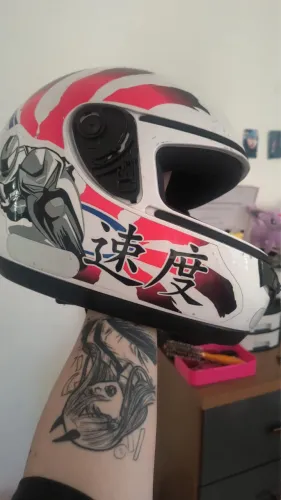 Capacete Honda hfs motor Japan