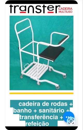 VENDO CADEIRA MULTIUSO TRANSFER- NOVA