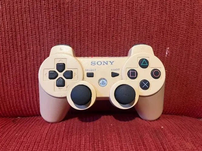Controle PS3 Branco Amarelado Original