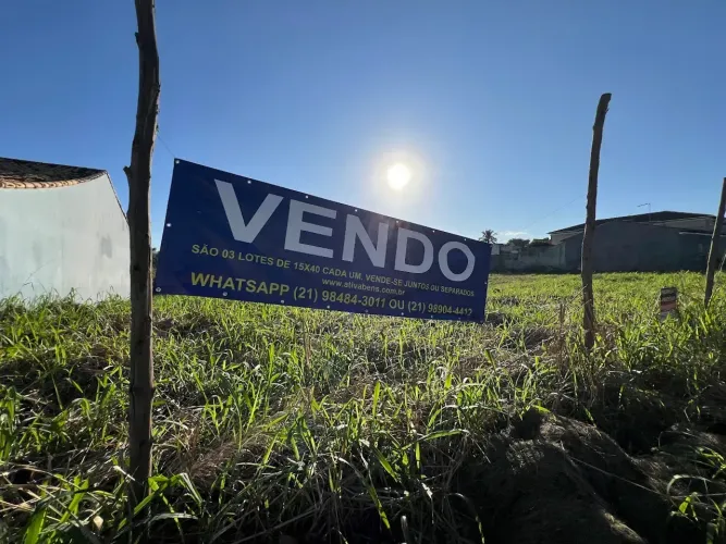 Terrenos em Itaipuaçu de 15x40 com 600 m2