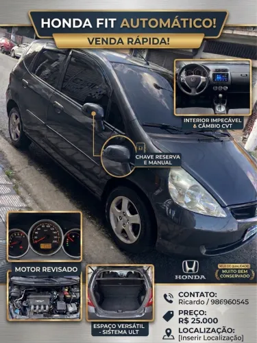 Honda Fit LXL 1.4/ 1.4 Flex 8v/16v 5P Aut. 2004