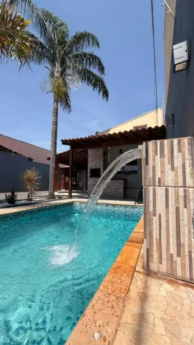 Casa 3 Quartos Piscina Aquecida Residencial Aroeiras II | Área Gourmet | Moradia e Lazer