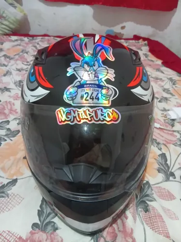 Capacete spark ebf original pouco usado tam58
