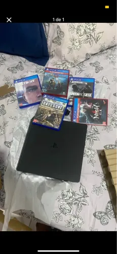 Vendes PS4 com jogos e 1 controle