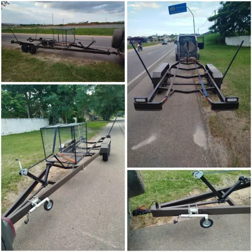 Carretinha Reboque Náutica Trucada