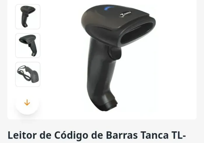 Coletor de código de barras