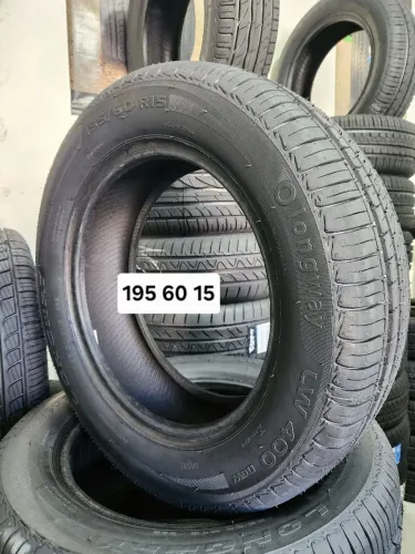 Pneu 185 65 15/ 195 55 15/ 195 60 15 Longway 01 ano de garantia 