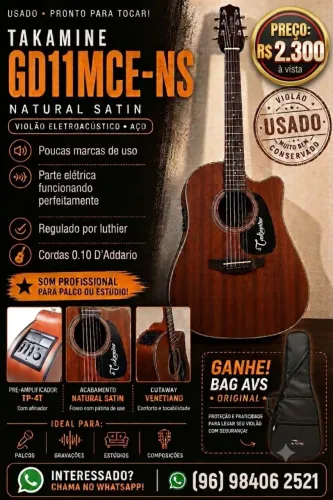 Violão Takamine GD11