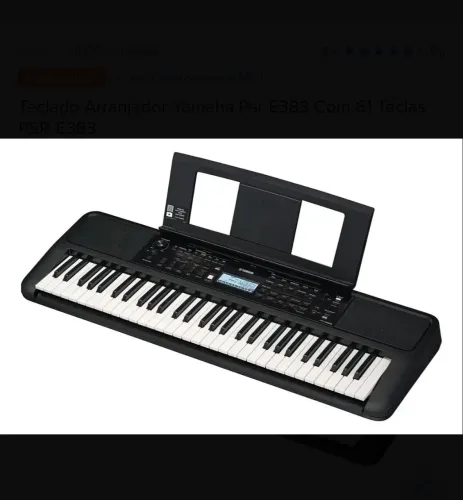 YAMAHA TECLADO PSR E383