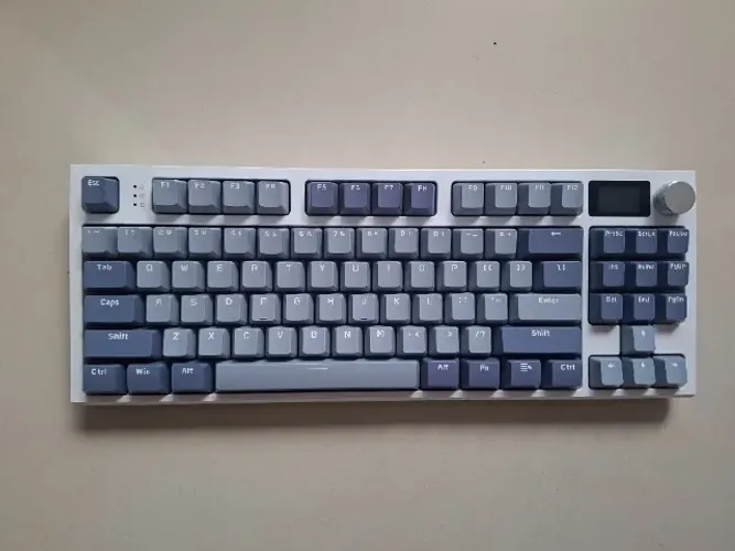 Teclado Mecânico Sem Fio Attack Shark K86 Tela TFT Troca Quente RGB Bluetooth / Sem Fio