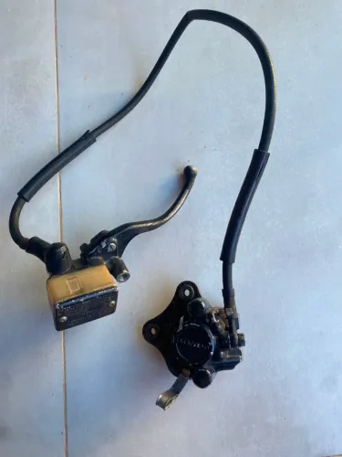 Sistema de freio dianteiro original Honda CB 400 / CB 450<br>