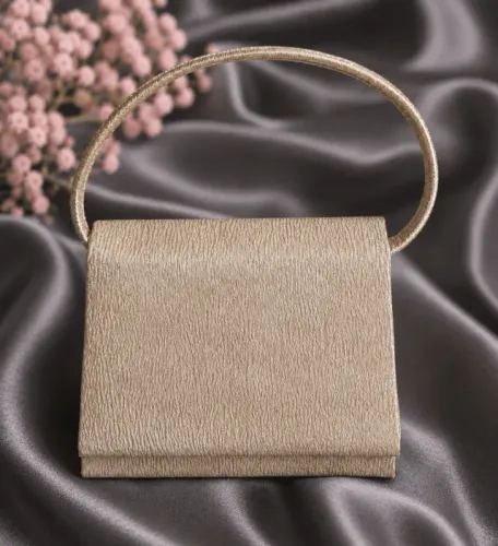 Bolsa clutch de festa | cor champanhe | casamento, formatura, madrinha