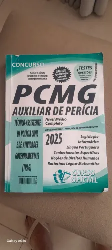 Apostila concurso pcmg administrativo 2026