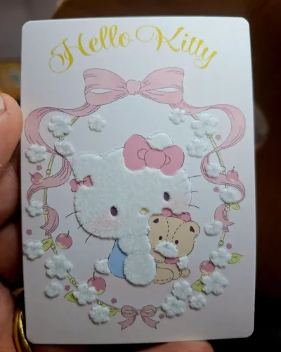 Hello Kitty and friends fun together - card fluffy importado panini