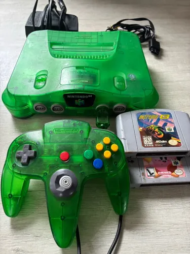 Nintendo 64 green