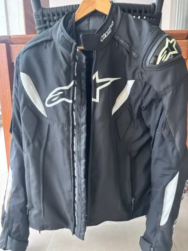 Jaqueta de moto couro Alpinestar