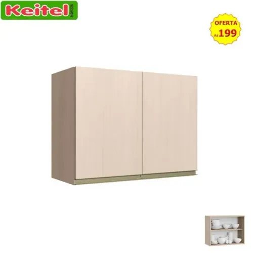 Aéreo 2 Portas 70 Cm Cook Cor Nature