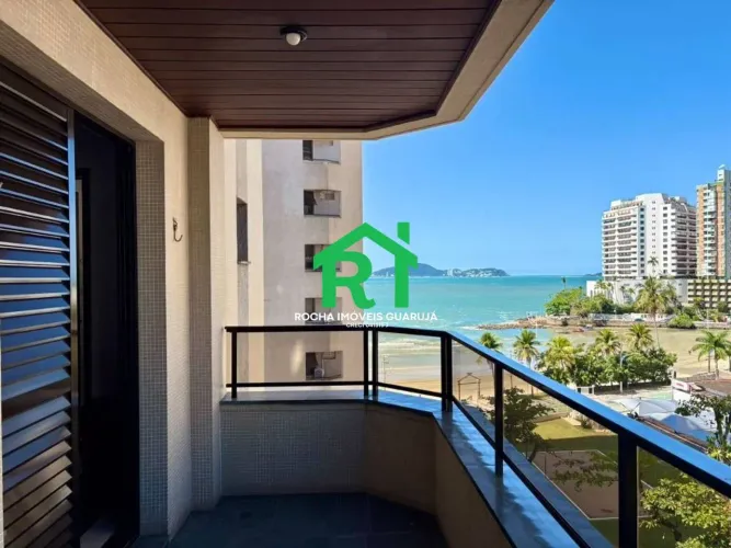 Apartamento com Vista Mar, 3 Suítes, 2 Vagas e Lazer, à venda em Jardim Astúrias - Guarujá