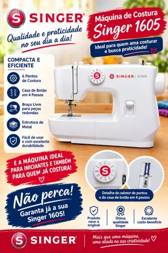 Máquina de Costura Singer