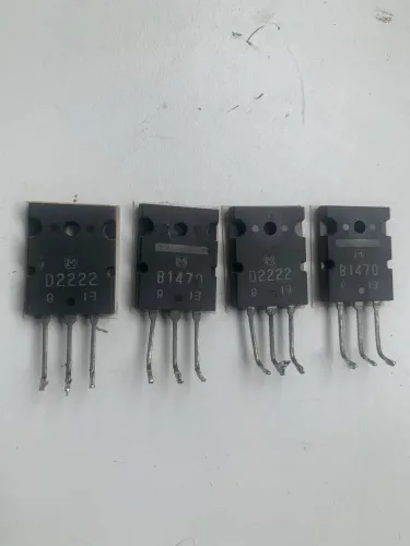 Kit 4 transistores ( 2x2SB 1470 e 2x2SD2222)