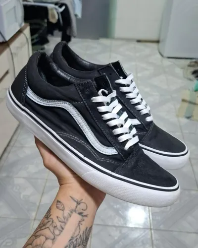 Vans Old Skool Original Preto/Branco Tam. 43 - Excelente Estado