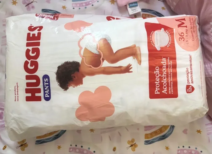 Vendo fraldas huggies pants, tamanho M