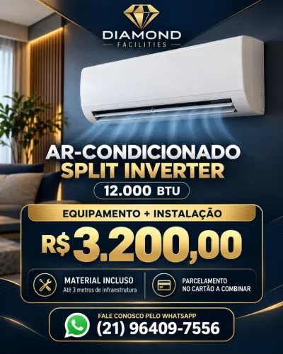 Ar condionado inverter de 12 mil BTU