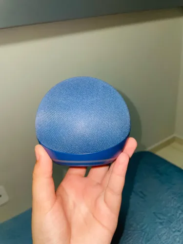 Alexa echo dot (cor: azul marinho)